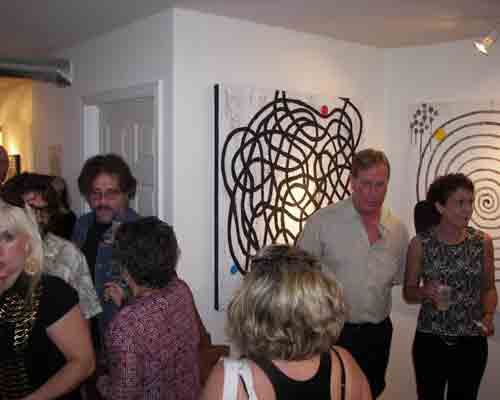 The art party for David Foss @ Smile Gallery.
