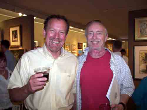 Terry Newman and DoN @ PSC Members Exhibition at Newmans Gallery. (Photo by Laura Jean Zito)