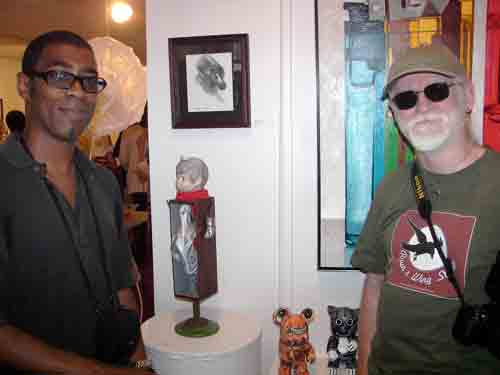 Artists Karey Maurice and Burnell Yow!