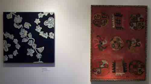 Textile designs from Tahiti and Uzbek/Lakai by K. Pannepacker.