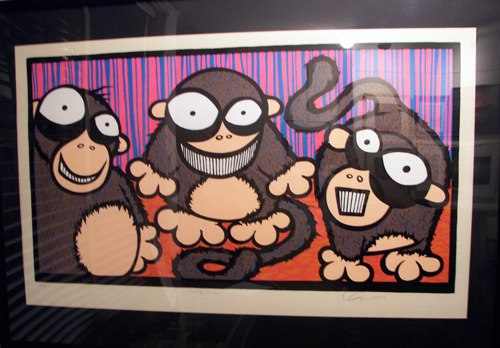 Marlise M. Tkaczuk, 3 Monkeys, silk screen