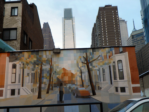 David Guinn - Mural Dedication, Garden of Delight, Locust Street, between 11th & 12th Streets, Philadelphia, Friday, April 15, 2011, 5:00 PM