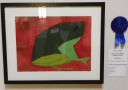 Sheryl Yeager, Thoughtful Frog at Art Ability Bryn Mawr Rehab Center