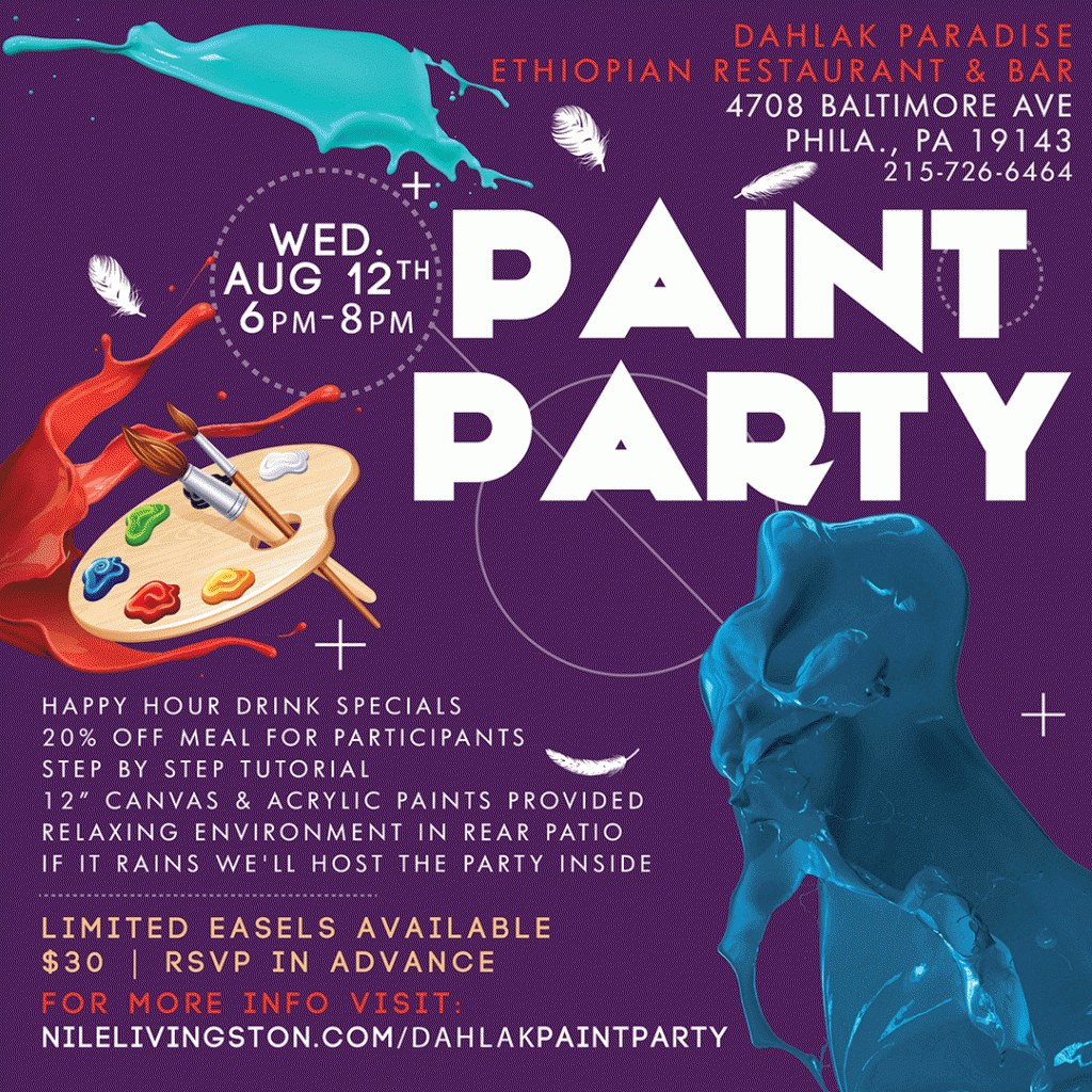 Paint Party, Dahlak Paradise, Nile Livingston