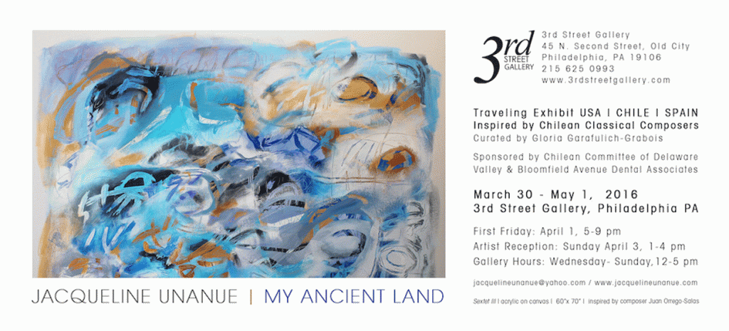 My Ancient Land, Jacqueline Unanue, 3rd Street Gallery