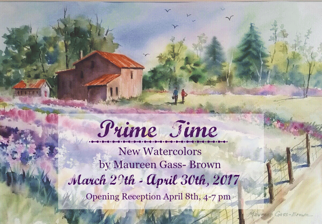 Prime Time, Maureen, Maureen Gass-Brown, New Watercolors