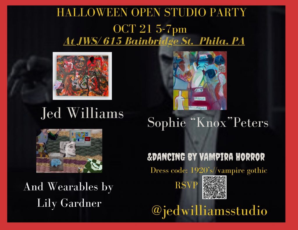 HALLOWEEN OPEN STUDIO PARTY at Jed Williams Studio